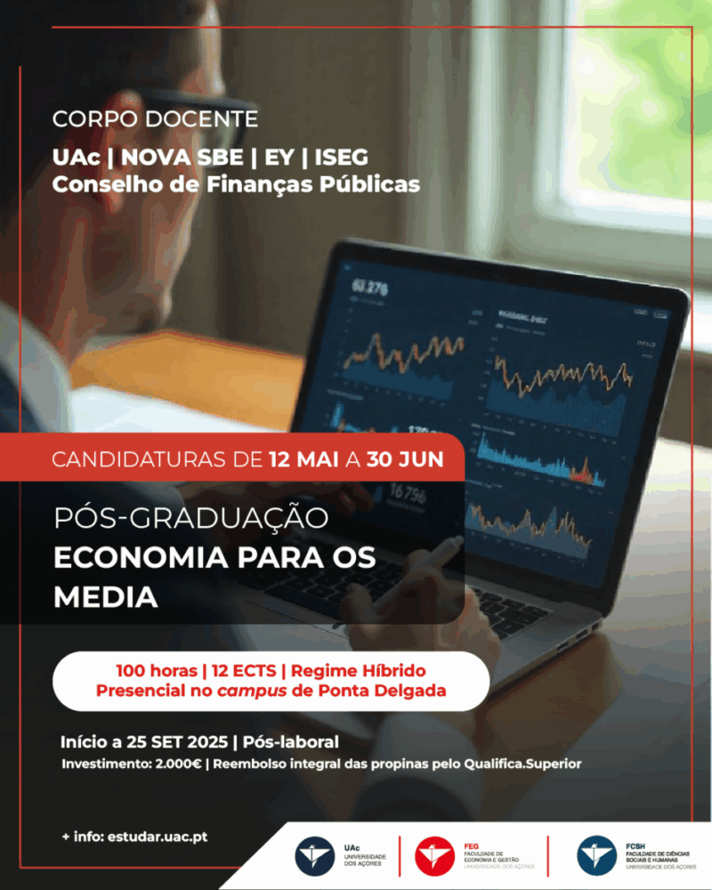 UAc reforça competências na área do jornalismo económico 