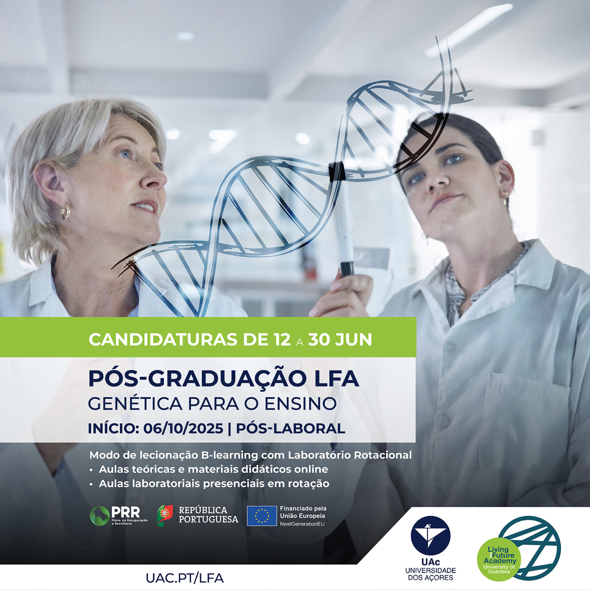Candidaturas à Pós-Graduação em Genética para o Ensino 
