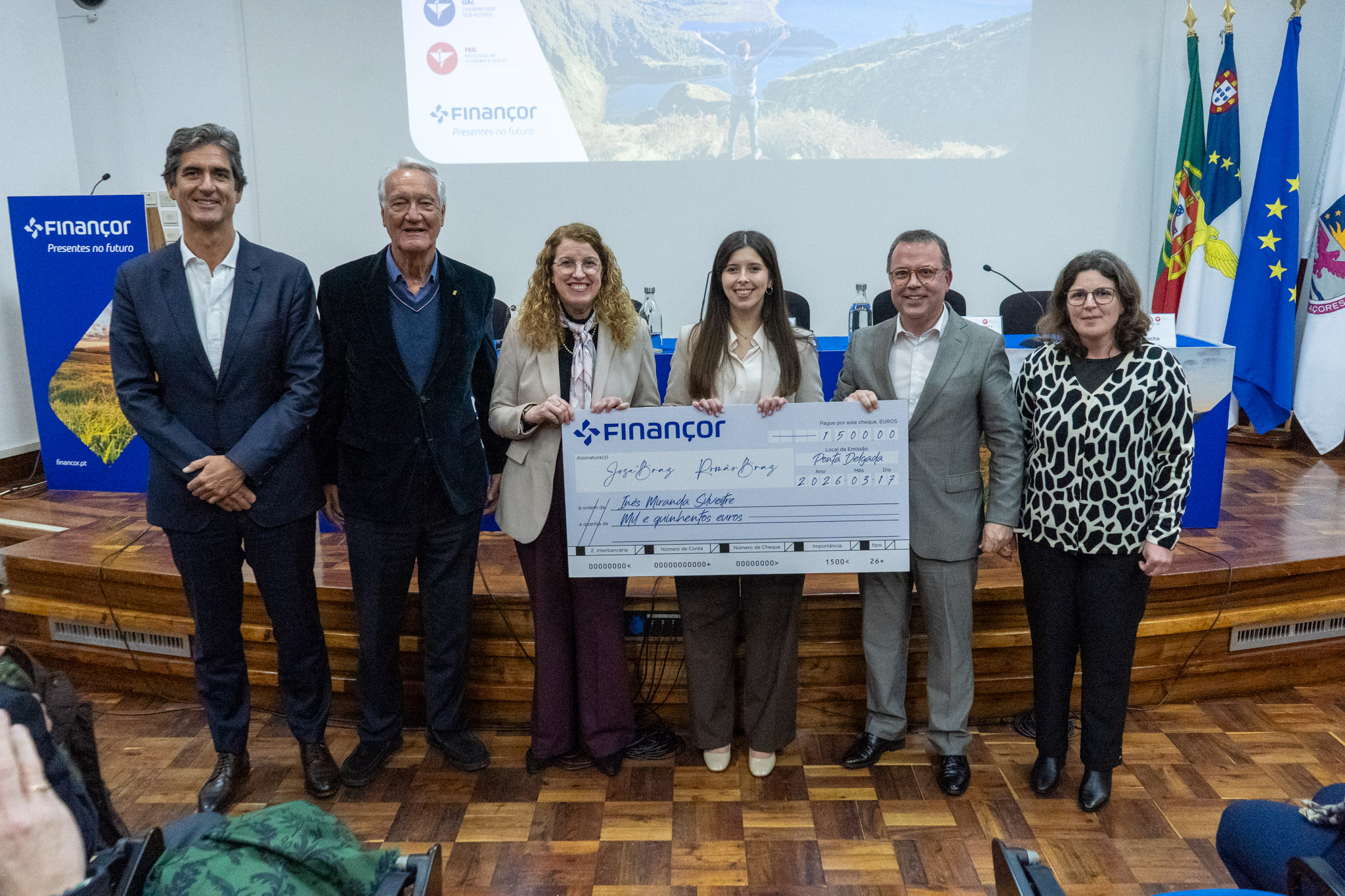 Estudante da UAc distinguida com Prémio de Excelência Finançor Agro-Alimentar 