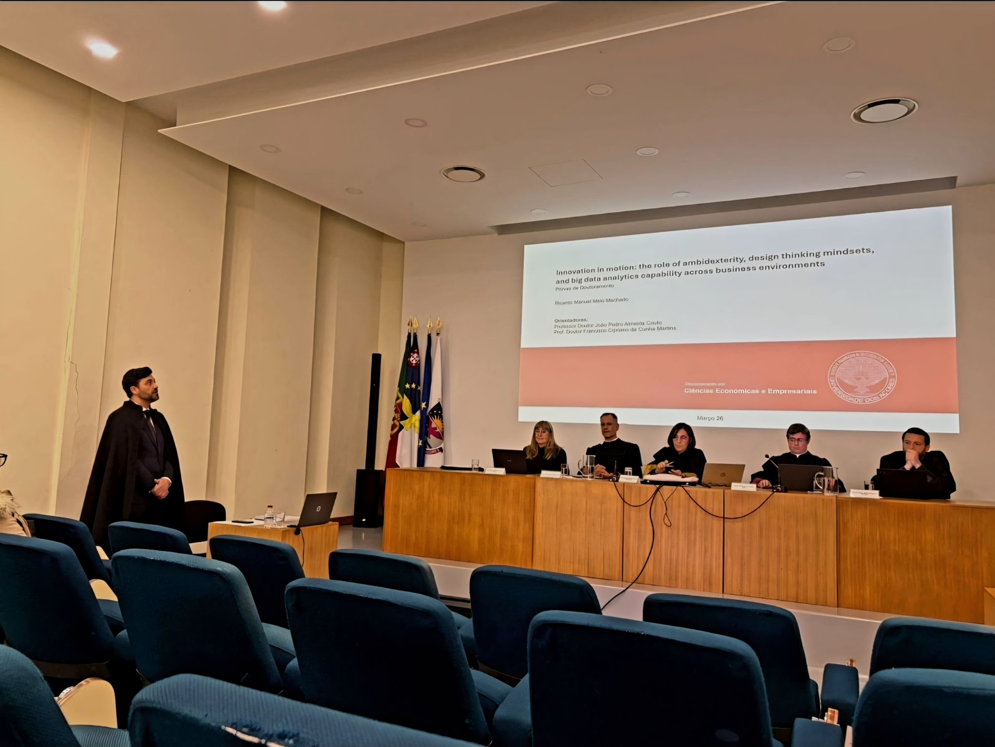 Ricardo Manuel Melo Machado defende provas de doutoramento em Ciências Económicas e Empresariais