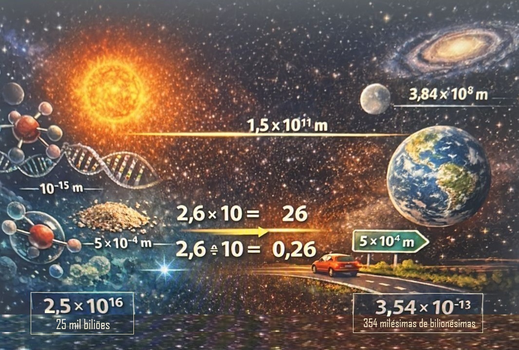 Edição n.º 78 da rubrica Cê de Ciência – Das particulas à galáxia:o poder das potências de base 10 