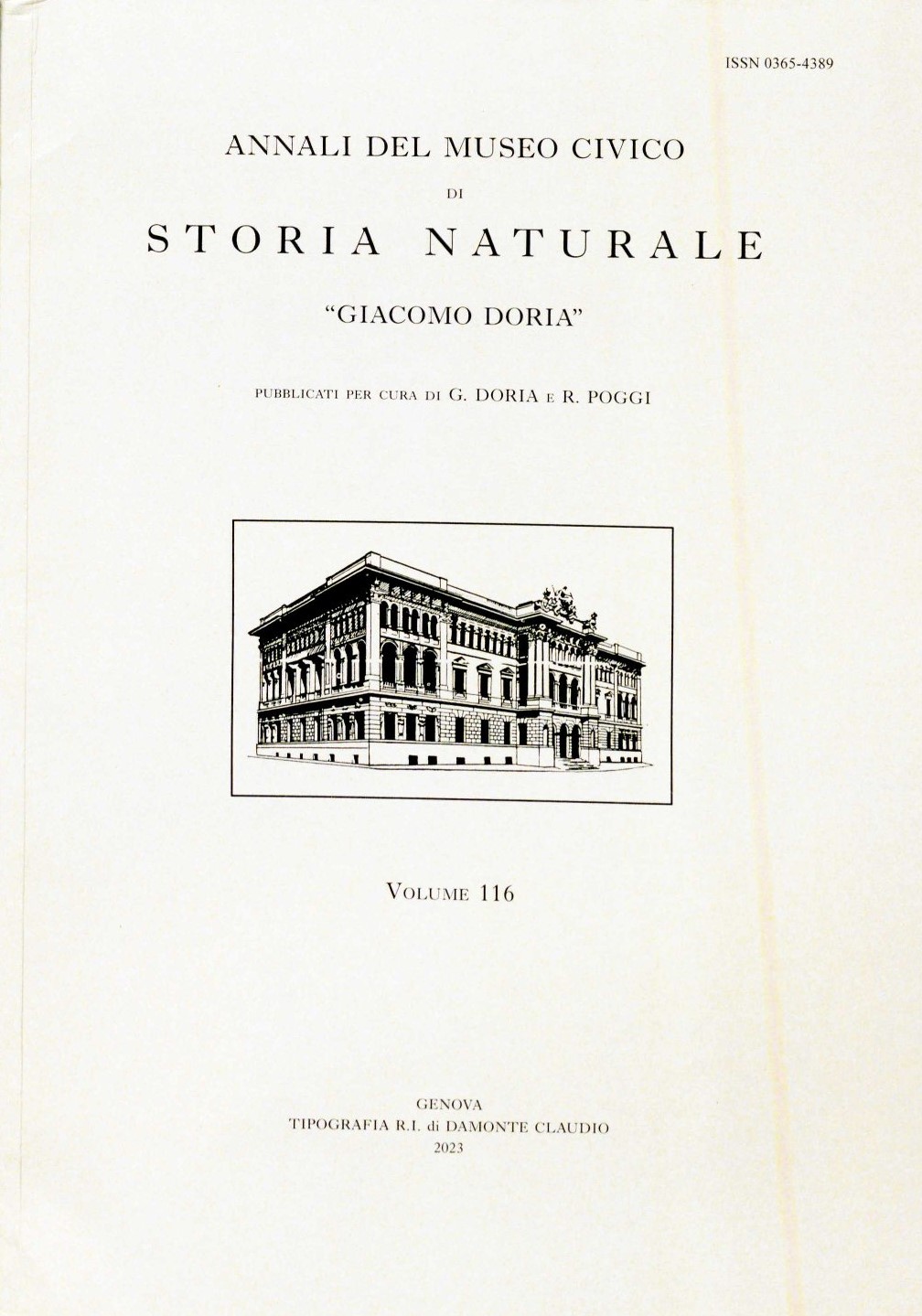 annali del museo vol 116